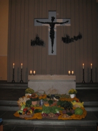 Erntedank-Altar